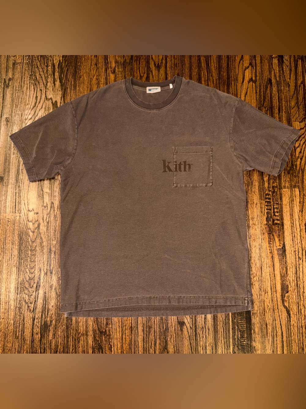 Kith Classics Quinn Pocket T-Shirt Vintage Brown Size Medium